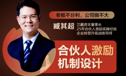 臧其超股权激励与机制设计