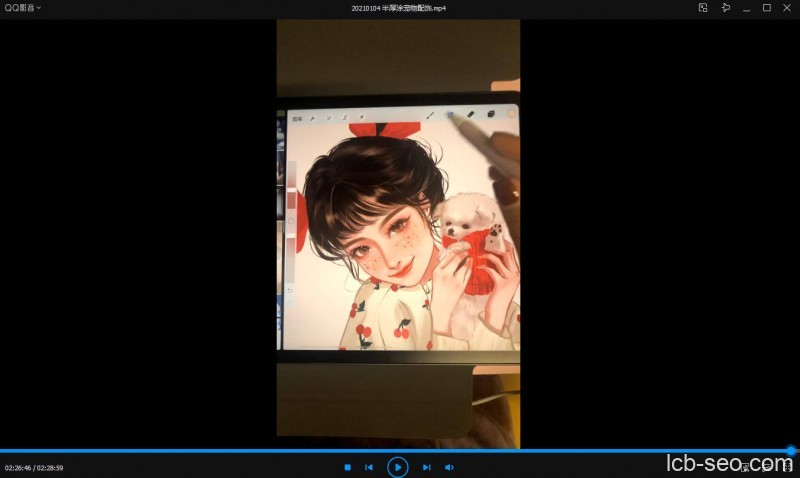 画仙儿妮妮ipad插画课2021年1月