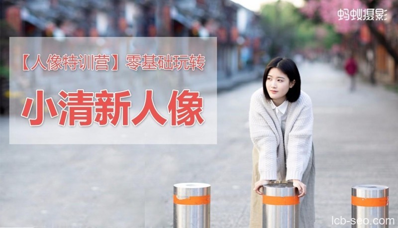 蚂蚁摄影-零基础玩转小清新人物