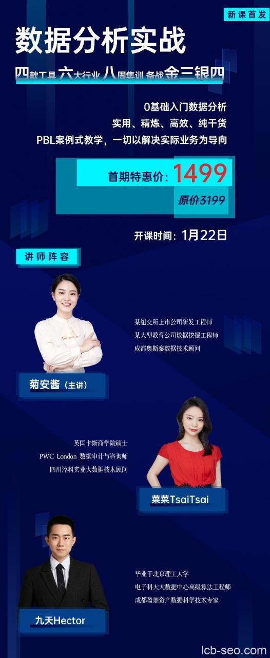 2021数据分析实战，0基础入门数据分析