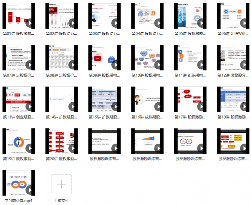 李利威股权激励训练营 李利威股权激励训练营