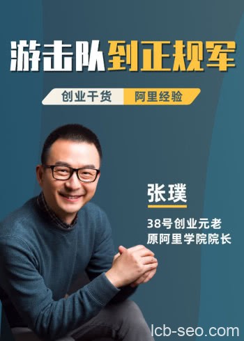 张璞《阿里巴巴成功之道:创业成长干货19讲》