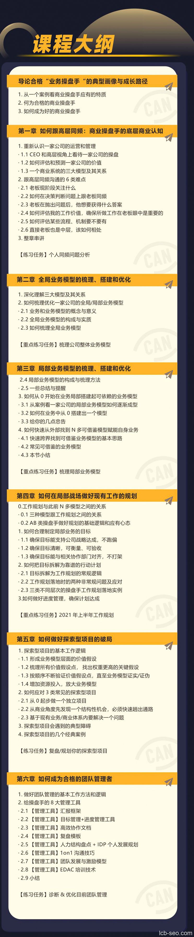 黄有璨《商业操盘手V2.0》商业操盘手进阶成长计划