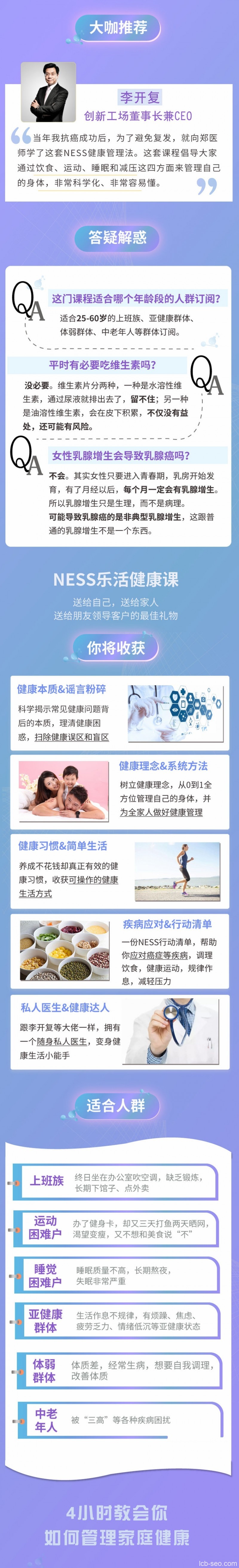 郑慧正·哈佛NESS乐活科学健康管理 让你吃出好身材 玩出好体质 养出好气色