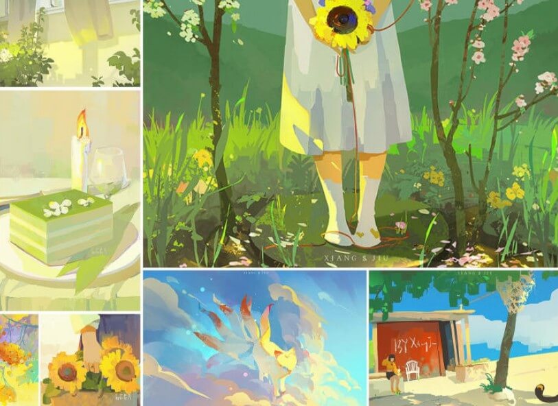 白衣巷九零基础水彩风插画课2020年1月【画质还行】