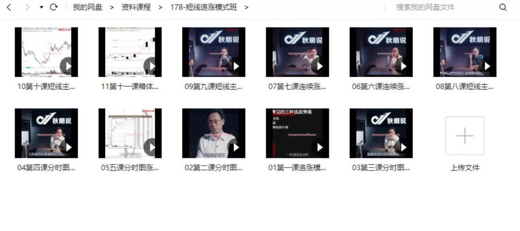 文秋明秋明说股-短线追涨模式班