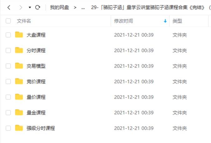 「骆驼子涵」量学云讲堂骆驼子涵课程合集《完结》