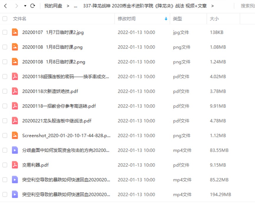 降龙战神 2020炼金术进阶学院《降龙决》战法 视频+文章