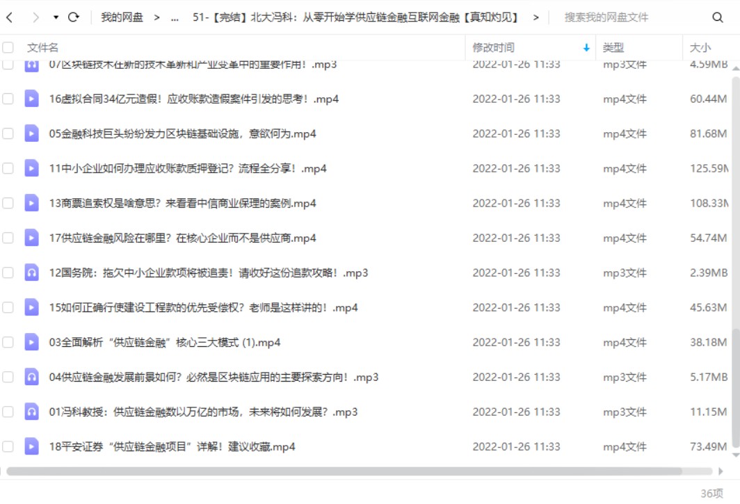 北大冯科:从零开始学供应链金融互联网金融【真知灼见】