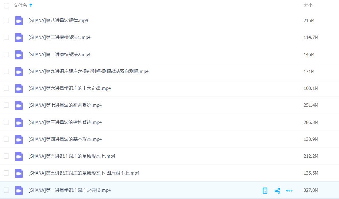 黑马王子量学特训班精选合集