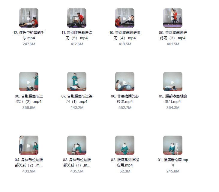 王媚_12节精讲安全缓解腰痛系统练习（私教通用版）