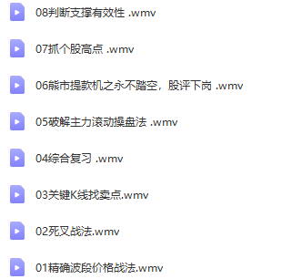 【凌云】精确操盘内部全套视频56集