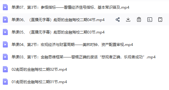 彪哥的金融驾校【完结】