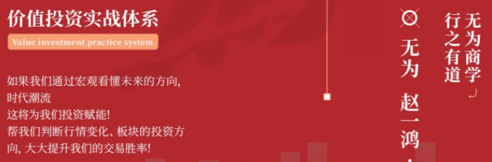 无为一鸿老师价值投资实战体系课程