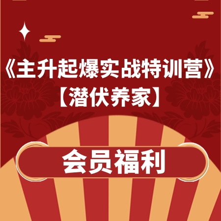 潜伏养家《主升起爆实战特训营课程》第1期(视频+PDF文档)