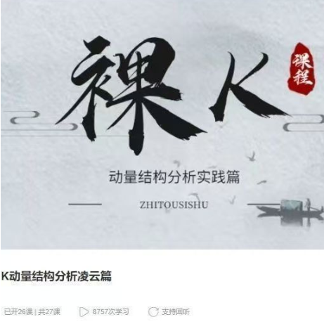 智投学宫老K 裸K动量结构分析凌云篇