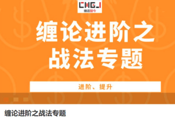 缠话股今·缠论进阶之战法专题