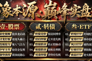 树帆卓妍-万象本源巅峰实盘班课程