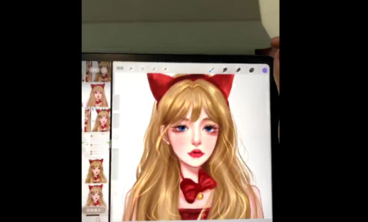 画仙儿妮妮ipad插画课【画质高清有笔刷】