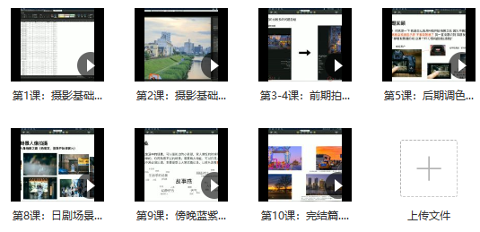kelvin李摄影班2020年7月高清课程+素材