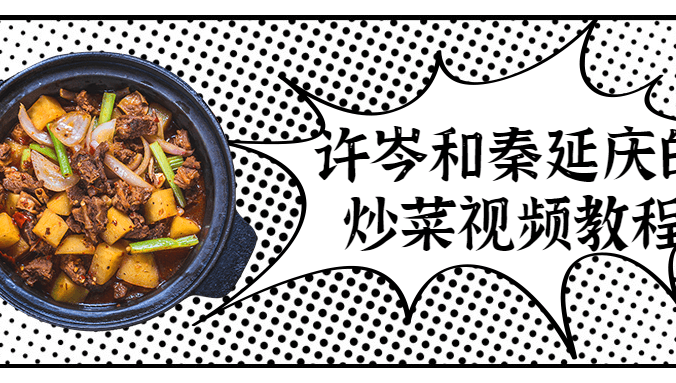许岑和秦延庆的炒菜视频教程