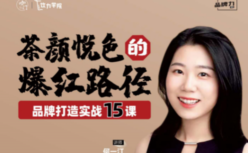 《茶颜悦色的爆红路径》品牌打造实战15课