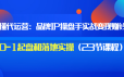 秒懂代运营：品牌IP操盘手实战变现0-1起盘和落地