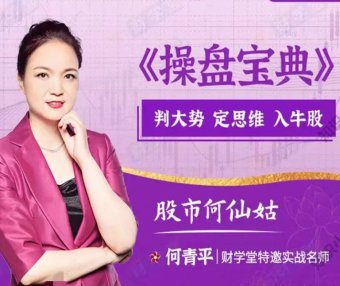何青平老师操盘宝典牛股视频课程-财学堂股市何仙姑
