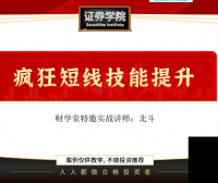 北斗老师疯狂短线小班课