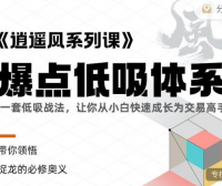逍遥风系列课之爆点低吸体系