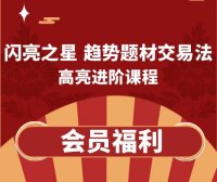高亮进阶课程《闪亮之星 趋势题材交易法》34节视频课