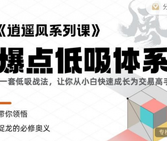 逍遥风系列课之爆点低吸体系