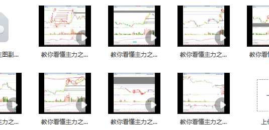 量学大讲堂-老耐-量学贯通战法直播 教你看懂主力视频课 8视频
