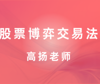 股票博弈交易法资视频课程-高扬老师
