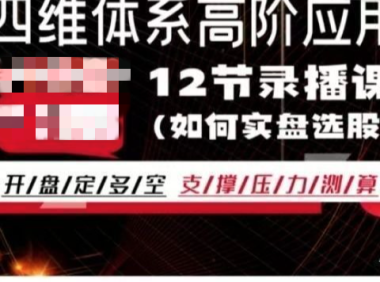 四维体系精英系统体系课-股笑涨